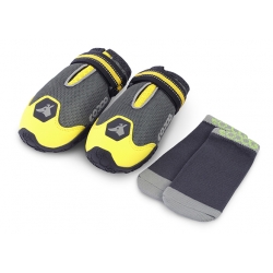 EQDOG 4Season Shoes - buty ochronne dla psów rozmiar S, czarno-żółte